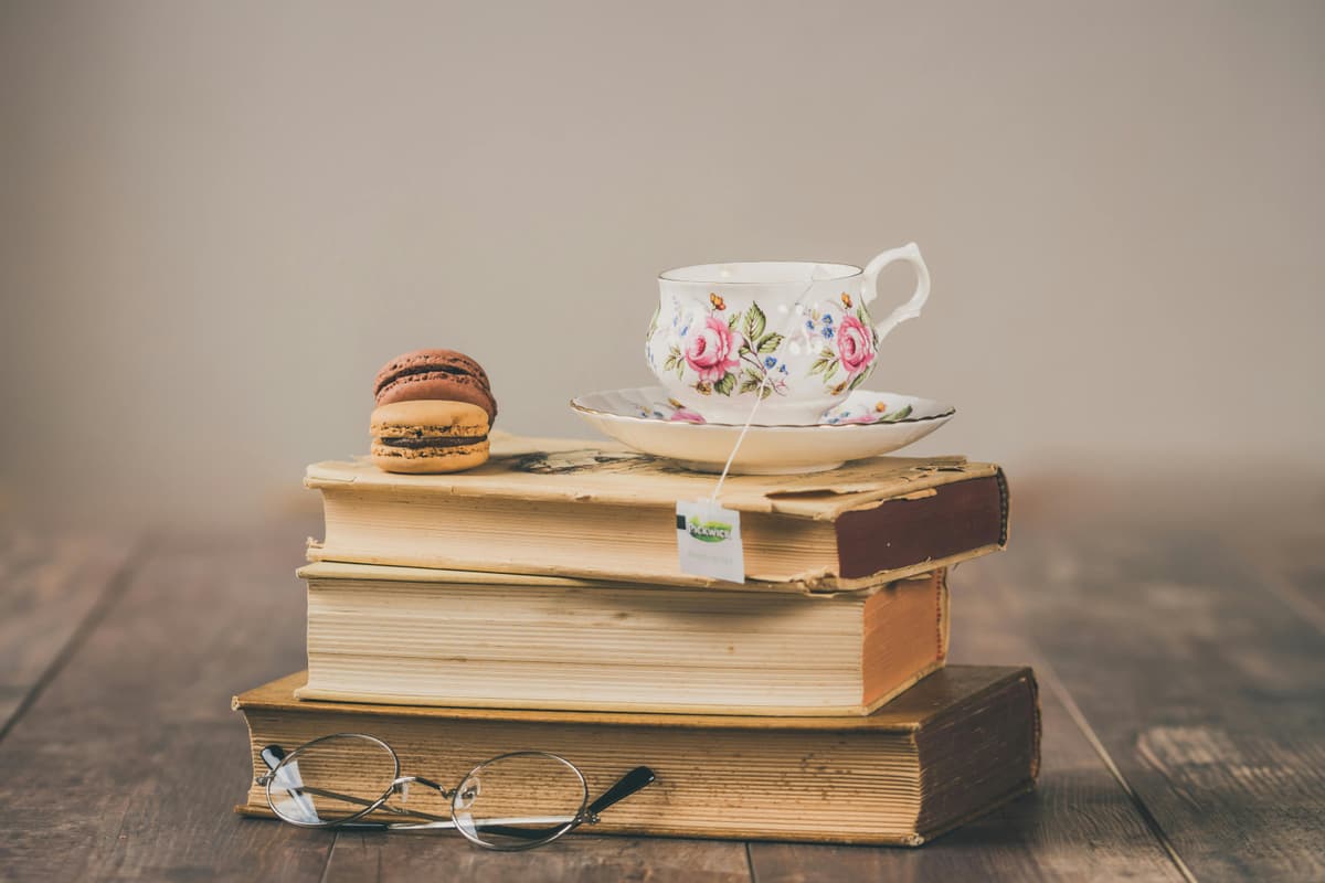 Photo by Ylanite Koppens: https://www.pexels.com/photo/photo-of-teacup-on-top-of-books-1831744/